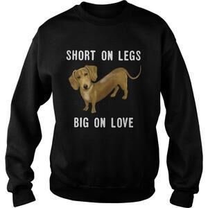 Dachshund Short On Legs Big On Love Shirt